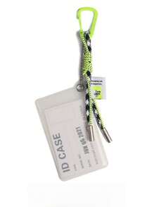 1pc Y2K Candy-Color PVC Clear Card Holder – Transparent Bus / Meal / Access Pass Case With Holographic Hanging Charm Jelly Bag Accessory Back-To-School & Streetwear 2025 For Women Money Wallet Mini Wallet Purse Wallet School Supplies Card Wallet