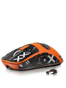 FREEWOLF * ATTACK SHARK X3 Lightweight Wireless Gaming Mouse With Tri-Mode 2.4G/USB-C Wired/Bluetooth,26K DPI, PAW3395 Optical Sensor, GM8.0 Switch