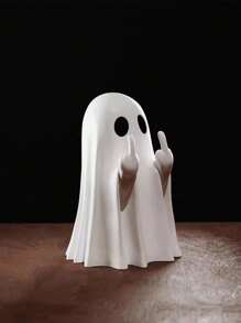 Süße Geister Halloween Deko, kreative gruselige Geister Figur geeignet für Zuhause, Büro, Party, aus Kunststoff, passend als Geburtstagsgeschenk, Halloween Dekoration