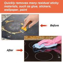 1 Set di Lame per Raschietto, Strumenti per Raschietto in Vetro, 10 Lame in Acciaio e 10 Lame in Plastica Extra, Per Rimuovere Adesivi, Carta, Residui di Cibo, Vernice, Colla da Forni, Finestre, Stile Europeo Elegante, Stile Moderno, Festa di Compleanno, Elementi Autunnali, Festa Nazionale del Medio Oriente, Ognissanti