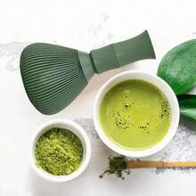Juego de Matcha, Juego de té japonés, Batidor de Matcha reutilizable con cabeza extraíble apto para lavavajillas, Herramientas de Matcha