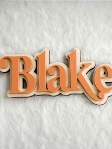 1pc Customized Acrylic Name Keychain | Personalized Letter Wooden Keychain | Colorful Name Wood Grain Keychain | Customized Gift For Friends | Back To School Backpack Hanging Name Keychain | Customized Acrylic Luggage Tag | Commemorative Love & Friendship Keychain | Handmade Keychain | Personalized Gift | Minimalist Keychain | Commemorative Gift - Móc khóa tên - Xem 9