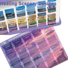 Spanish Laminated Bible Tabs, Elegant Healing Scenery Bible Content In Spanish With Soul Nourishing Book Summaries,New & Old Testament Book Name Labels For Bible Easy Navigation & Spiritual Growth, Christmas/Halloween Gifts.