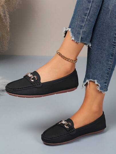 2025新款女士平底鞋，套脚休闲鞋，流苏百搭软底莫卡辛鞋，优雅时尚舒适轻便平底鞋