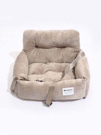 Cama/nido para mascotas para todo el año, Cama de perro para transportín de coche, Asiento elevador para perros en el coche, Cama para gatos, Con cinturón de y cuerda de tracción, Cubierta de asiento portátil con asa para mascotas, Accesorios para el coche