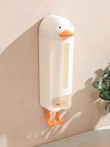 1pc Duck Shaped Underwear Storage Box, Wall Mounted Wardrobe Organizer For Bras, Socks, Accessories Closet Organization And Storage Clothes Organizer Bedroom
