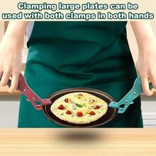 1Pc Anti-Scalding Bowl Holder, Multi-Purpose Anti-Scalding Bowl Clamp For Kitchen, Hot Plate Clamp, Hand Guard Labor-Saving Bowl Clamp, Kitchen Tools For Bowls, Pots And Plates, Family Dinner Supplies, Party Supplies