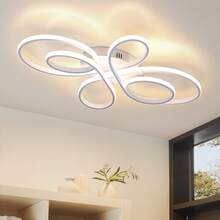 homefire 1/2ER Ceiling Lamp LED Ceiling Light Living Room 30W 40cm Kitchen Lamp Ceiling In White Living Room Lamp Modern Design Warm White 3000K Bedroom Lamp Ceiling Lighting For Bedroom Hallway Kitchen - 40cm-3000k - 查看 2