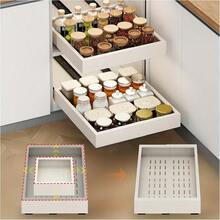 4/2/1pcs Expandable Pull-Out Drawer Organiser, 21-Inch Deep Adjustable Storage Dividers For Kitchen Cabinet - Multicolor - View 18
