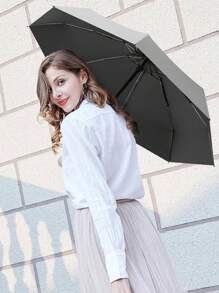 1pc Portable Mini Pocket Umbrella, Multi-Color Foldable, Compact Travel Umbrella, Rainy And Sunny Dual-Use Umbrella, Small Pocket Mini Umbrella, Uv Sun Rain Umbrellas For Backpack, Protection Mini Umbrella For Sun And Rain, Portable Pocket Umbrella With Uv Coating, Back-To-School Season And Travel Essentials