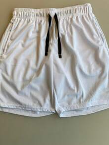 Kit 2 Bermuda Shorts Dry Fit NI Sports Training With Pocket - أبيض - مشاهدة 2