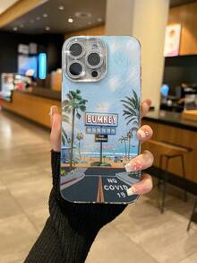 Coastal Road Perforated Camera Phone Case Compatible With IPhone 16 Pro Max, 15/14 Plus, 13, 12, 11 - Fine Hole Vortex - View 3