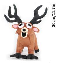 森林里的99个夜晚鹿毛绒柔软填充动物玩偶毛绒玩具适合儿童男孩和女孩 - 彩色 - 查看 2