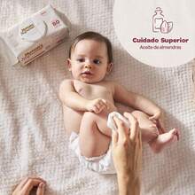 Toallitas para bebés, 960 piezas por caja (12 paquetes, cada paquete contiene 80 piezas) - Toallitas húmedas - Ver 9