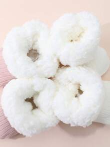 3 Pairs Of Baby Velvet And Thick Warm Baby Floor Socks Suitable For Winter, Double The Warmth Of Daily Basic Socks - Multicolor - View 8