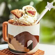 4pcs Christmas Series Mini Coffee Spoons, Dessert Spoons, Dishwasher , Suitable For Kitchen, Restaurant - [silver] - View 7