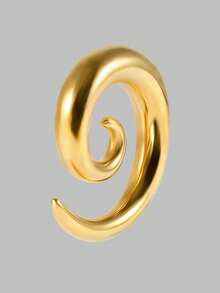 1PC Punk Stainless Steel Snail Spiral Ear Taper Flesh Tunnel Ear Stretcher Ear Nose Expander Stretching Ear Plug Ear Gauge - 1 Piece Of Spiral Ear Expansion - View 19