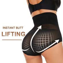 Women's Body Shaping Clothes High Waist Body Shaping Clothes Super Tight Belt Abdomen Body Shaping Clothes - 黑色 - 查看 9