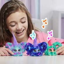 Hasbro Furby Furblets Mer-May Mini Friend, 45+ Sounds, Ocean Music, Speaks Only Furbish, Electronic Plush Toys For Girls & Boys, Interactive Pets, Multicolor, 6+