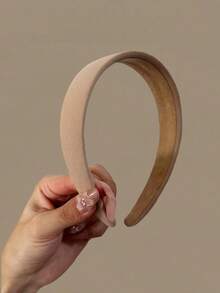 4pcs/1pc Women's 14.17in/36cm Black, Beige, Brown, Khaki Fashion Headbands, Versatile High-End Minimalist Design Hair Accessories Suitable For Daily Wear, Commute, Party, Casual, Beach, Vacation, Washing Face, Makeup, Outfit Matching, Hair Band, Hair Hoop, Hairband For Women, Autumn Outfits ,Home,Skincare Headband Head Accessories - Multicolor - View 4