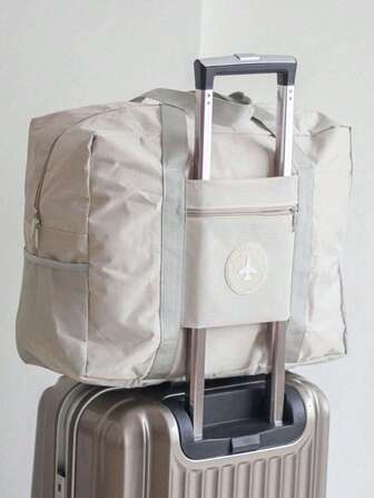 1 st Hopfällbar researrangörsväska Liten bagageväska Kvinnlig kort resa väska Stor kapacitet förvaringsväska