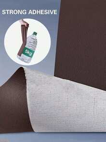 Leather Repair Patch, Leather Tape 20*54 Inch, Self-Adhesive Leather Repair Patch For Sofas, Couch, Furniture, Driver Seat, Car Boat Seats Couch Chairs Shoes Handbags Jackets First Aid Patch Fix Tear Kit, Vinyl Chairs - Brown - View 3