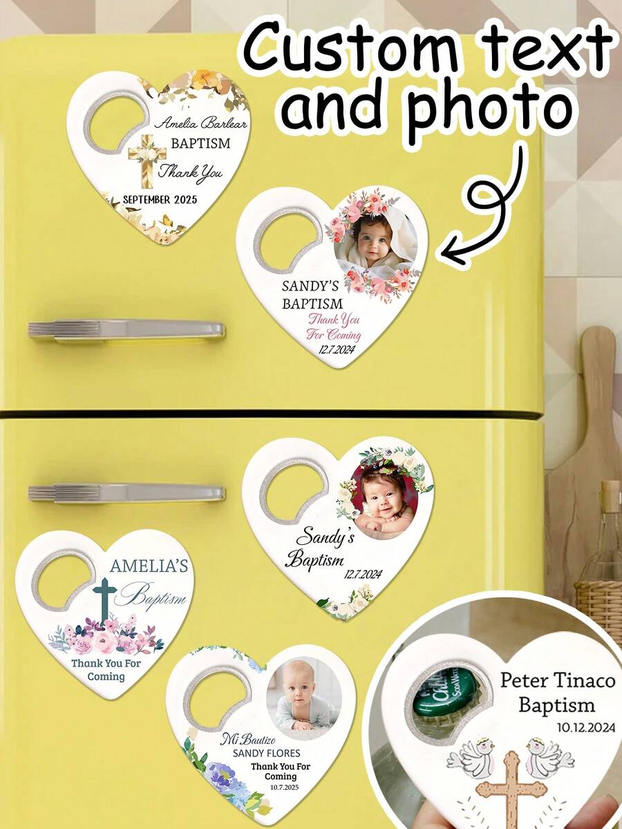 Custom Picture And Text Love Bottle Opener Fridge Magnets,Personalized Acrylic Strong Fridge Magnets,Customized Photo Fridge Magnets,Customizable Fridge Magnets For Kids,Funny Fridge Magnets,Cute Fridge Magnets,Birthday Gifts,Anniversary,Living Rooms,Women,Bedrooms,Besties,Boyfriends,Girlfriends,Brunch-Ready - Style a - View 1