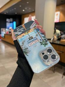 Coastal Road Perforated Camera Phone Case Compatible With IPhone 16 Pro Max, 15/14 Plus, 13, 12, 11 - Fine Hole Vortex - View 6