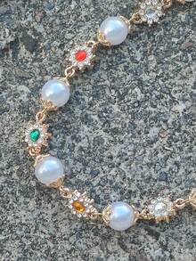 Y2K Light Gold Minimalism Colored Pearls Double Layered Pants Chain Fashionable Men And Women One's Waist Luxury Accessories Hip Hop Jewelry Holiday Gifts