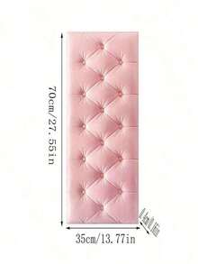 4pcs 3D Sticker Embossed XPE Foam Wallpaper, Waterproof & Moisture-Proof Faux Leather Texture, Headboard Anti-Collision Soft Pad Removable Wall Sticker, Reusable & Cuttable, Suitable For Bedroom & Living Room Wall Decor, Sound Insulation Thick Wall, Home Decor Wall Paper