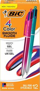 BIC 4-Color 3+1  Ballpoint Pen With Red, Blue,  Ink And 0.7 Mm Mechanical Pencil, 1-Count In Assorted Ink - Thùng Gradient - Xem 1