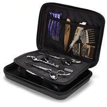 Geantă de scule pentru frizerie, tuns pentru frizerie, geantă de tuns pentru frizerie, organizator de călătorie pentru ghid de tăiere cu pieptene, ulei pentru lame de tuns, perie de curățare și alte kituri de îngrijire, perie Slick Back, accesorii pentru frizerie, uscător de păr, păr, frizerie, instrumente de păr, produse pentru păr, uscător de păr, păr, accesorii, produse pentru păr, instrumente de păr, articole pentru păr, îngrijirea părului, perie pentru păr creț, frizerie, accesorii pentru frizerie, echipamente de coafură - Multicolor - Vizualizare 13