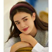 5 Pack Headbands For Women, Padded Soft Fabric Headbands, Fashion Sponge Head Bands For Hair Thick Headbands For Girls Hair Accessories