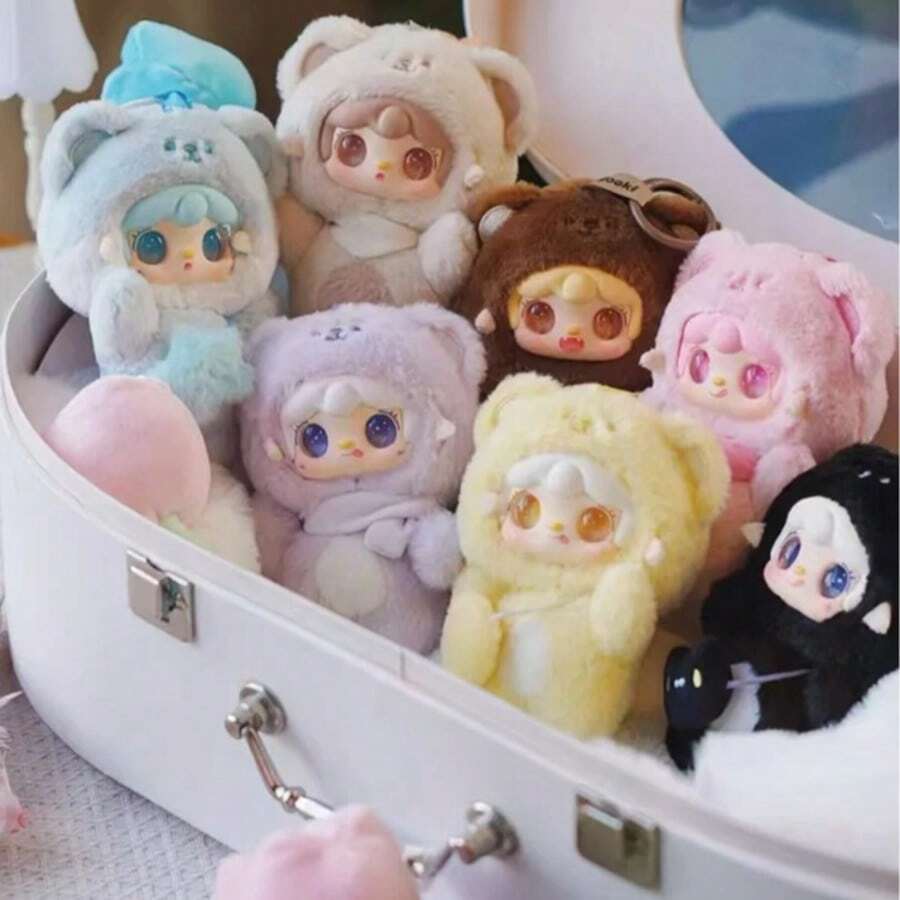 Authentic Yooki Oxygen 4th Gen "Bite The Little Bear" Warm Bear Series Blind Box Toy Pendant, A Cute Gift For Friends - Multicolor - View 1