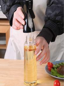 1pc 200ml/300ml/500ml Household Kitchen PP Spray Bottle, Oil Control Spray, Reduce Oil, Suitable For Grill Pan, Air Fryer, Olive Oil Etc., Can Spray Olive Oil, Soy Sauce And Vinegar - Ideal For Air Fryer, Grilling, Salad And Baking - Kitchen Gadget, Olive Oil Spray Bottle - Multicolor - View 11