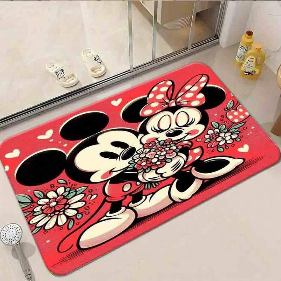 Disney (Authorized) Disney 1pc Fun Welcome Door Mat Non-Slip Mat Gift Mat Personalized Home Decoration Mat Suitable For Indoor Kitchen Entrance Carpet And Mat