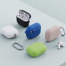 Silicone Solid Color Protective Case For Airpod - White - View 3