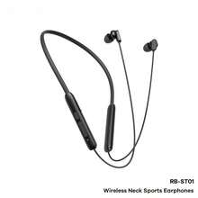 REMAX Neckband Bluetooth Headphones, 60H Playtime Wireless Bluetooth 5.4 Earbuds Mic In-Ear Magnetic Neckband Earphone, Type C, Low Latency Deep Bass Headset For Gaming, Traveling, Workouts, Yellow - 彩色 - 查看 1