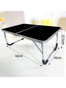 1 pieza Mesa plegable, Mesa de comedor portátil, Mesa pequeña ajustable en altura para llevar a mano para uso en exteriores, mercado nocturno, exhibición de puestos, casa de alquiler, escritorio sencillo