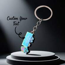 Drive Daddy Fathers Day Gifts Truck Keychain Key Pendant Dad Birthday Key Chain For Daddy Step Dad Keyring Gift For Father,Custom Keychain,Chic Autumn,Apparel Accessories,Customized Keychains & Accessories - Silver - View 12