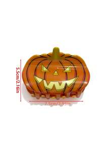 1 Stück Halloween Kürbis Serie Straßenparty PVC Halloween witziger Haarclip, Feiertags Kostüm Kürbis Haarclip, Halloween Geschenk, verwendet für Halloween Kostüm Haarzubehör, Halloween kleines Geschenk Herbst Mode Haarklammer Winter Herbst Haarklammer Winter Haarspange Elegante Haarklammern für Urlaubsoutfits Frau