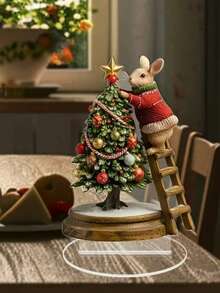 Acrylic Christmas Tabletop Decor - Perfect For Bedroom, Cafe, Living Room & Outdoor Spaces, Ideal Gift For Friends Home Decor Christmas Decorations Room Decor