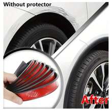 1 件哑光 PVC 轮拱保护条、防刮擦和防撞保护条、前碰撞保护条、汽车防刮保护贴、汽车保护贴纸 - 彩色 - 查看 7