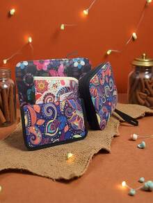 1 set d'outils de couture portables imprimés, kit d'outils de couture pratique pour la maison - 10 pièces/45 pièces/86 pièces/130 pièces Boîte de fils, aiguilles, enfileur, fournitures de couture artisanales, comprend une boîte en tissu - Ensemble complet d'outils d'artisanat et de réparation avec des fils de couleurs assorties, convient aux voyages et à l'utilisation domestique des dames - Fournitures d'artisanat essentielles toute l'année