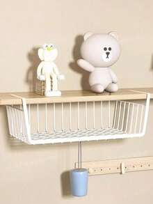 1 pièce Panier à fruits, panier à légumes, étagère de rangement pour table à manger, étagère à fruits pour plan de travail et montage mural, rangement pour collations, épices, panier de rangement multifonction pour pommes de terre et oignons pour la cuisine et le salon