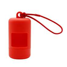 17 Colors Portable Dog Poop Bag Dispenser Holder | ABS Plastic Durable | Quick-Release Twist Cap For Easy Refill | Leash Clip & Wall Mount | Pet Waste Bag Carrier For Walking Dogs - Multicolor - View 12