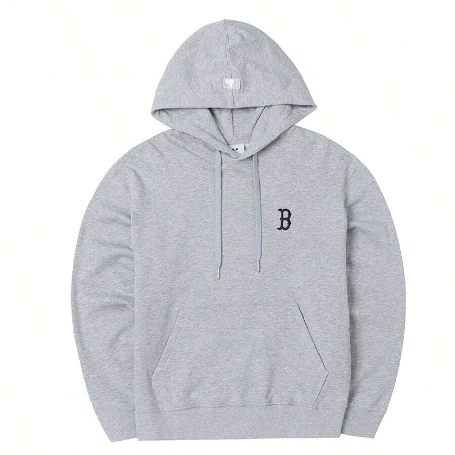 MLB Classic Monogram Big Lux Oversized Fit Hoodie, Casual Daily Wear Pullover Top, Minimalist & Comfortable, Sportswear