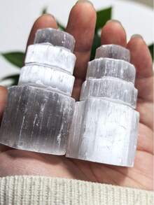 Torre de cristal de selenita natural, Rascacielos de selenio, Equilibra la energía de los chakras Reiki, Decoración de escena, Decoración de escritorio, Adornos de cristal, Decoración del hogar, Cosas de brujas, Relleno de calcetines navideños, Regalo de decoración de Año Nuevo