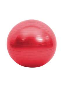 1个加厚防爆瑜伽球 - 普拉提健身球，用于平衡和感官训练，健身房运动器材（随机孔型）