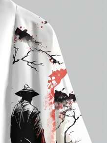 男士休闲和服开衫，中国风汉服开衫，休闲夏装